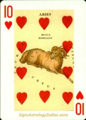 10 - Aries - Ten of Hearts - SignsAstrologyZodiac.zone
