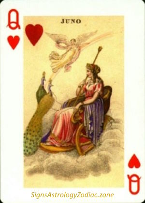 Q - Juno - Queen of Hearts - SignsAstrologyZodiac.zone